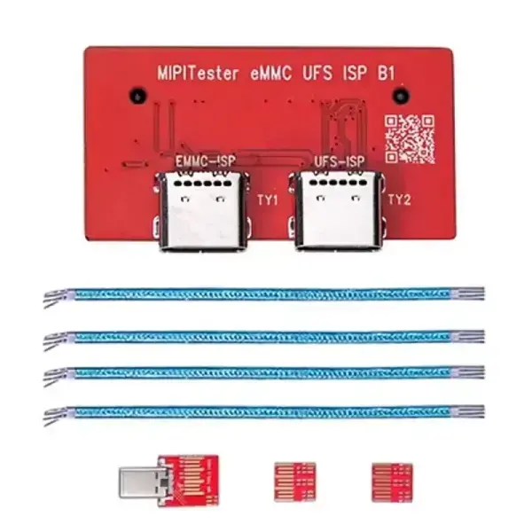 MiPiTester eMMC/UFS ISP B1 Adapter with Type-C Connection Kit